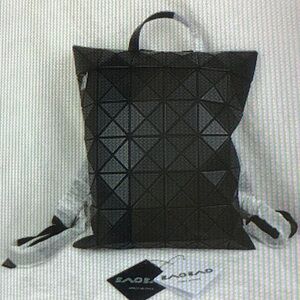 Issey Miyake Black Geometric Backpack